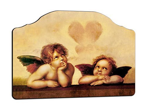 Quadro Capezzale Angels 46x65 Cm su Tavola