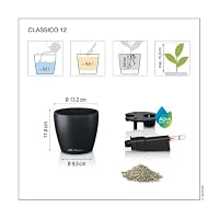 Lechuza-Gefäß mit Bewässerungssystem Classico Color 18 sandbraun – Ansicht 4
