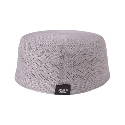 UncleS Traditional Muslim Prayer Hat Breathable Kufi with Hollowout Pattern for Cultural Event and Religious Assembly Muslim Prayer Hat