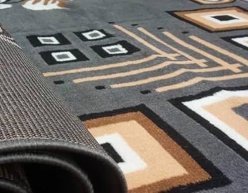 Image of Sifa Carpet Heavy Thikness Quality Carpet for Living Room & Drawing Room Size 8x10 Feet Grey Color Carpet