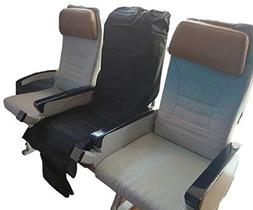 Seat Safe Plus Reusable Airplane Seat Cover Black - Airplane Cover - Car Seat Cover - Taxi Seat Cover - Cinema Seat Cover - Train seat Cover - Boat Seat Cover - Universal cover for seating area