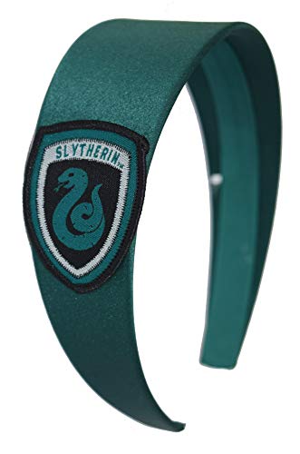 Harry Potter Headbands Women Girls Hogwarts Houses Ravenclaw Hufflepuff Gryffindor Slytherin (Slytherin)