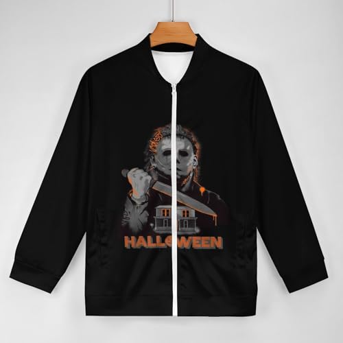 ZHANGXM Long Sleeve Men Hoodies Halloween Michael Myers Unisex Winter And Fall Coat Shirts3