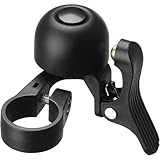 GHRTN Timbre de Bicicleta para Aventon Mataro Fixed Gear, Claxon con Sonido Fuerte y Claro, para Manillares de 22.2 mm en Bici de Montaña y Carretera, Diseño Izquierdo y Derecho,A Left