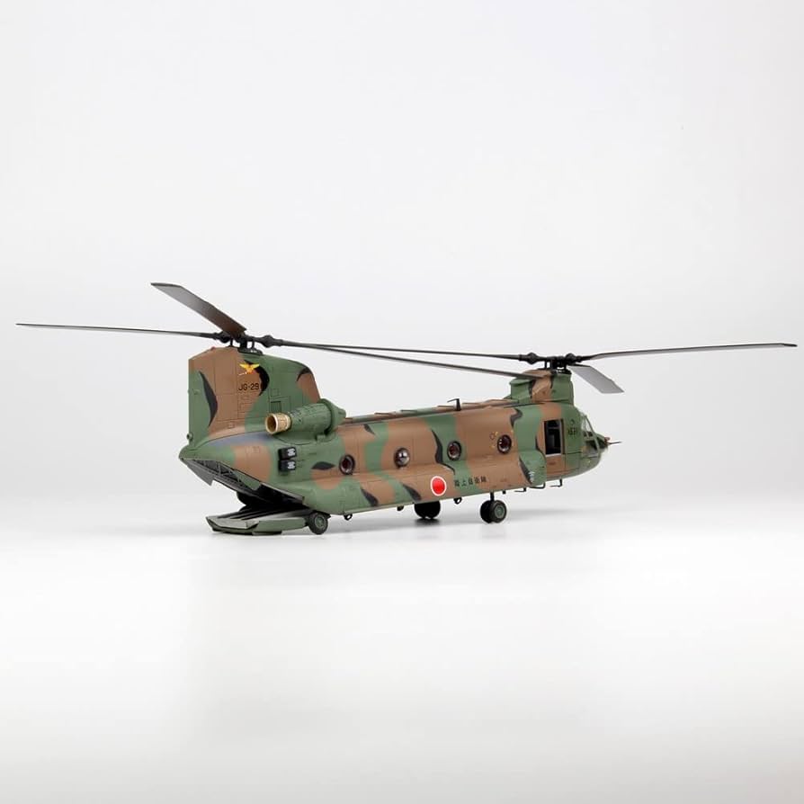 自衛隊モデルコレクション  輸送ヘリコプター CH-47J Amazon | WALTERSONS 1/72 陸上自衛隊 大型輸送ヘリコプター CH