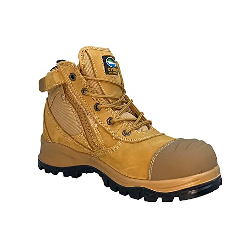 Otway Mens Eureka Steel Toe Work Boots Size US