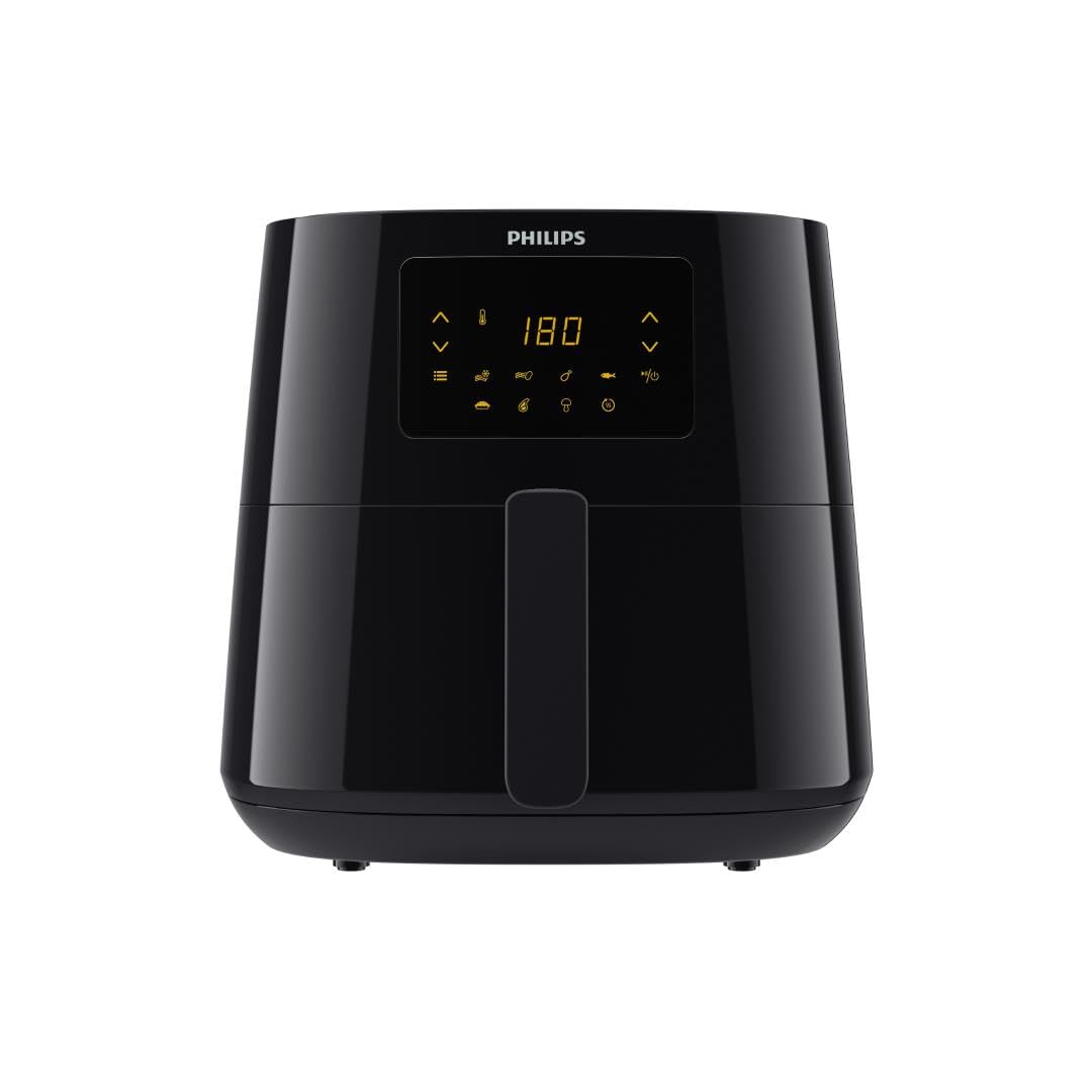 Philips Essential Airfryer XL - 6.2L, Fritteuse ohne Öl, Rapid Air Heißlufttechnologie, Touchscreen, HomeID App mit Rezepten (HD9270/90R1) (Generalüberholt)
