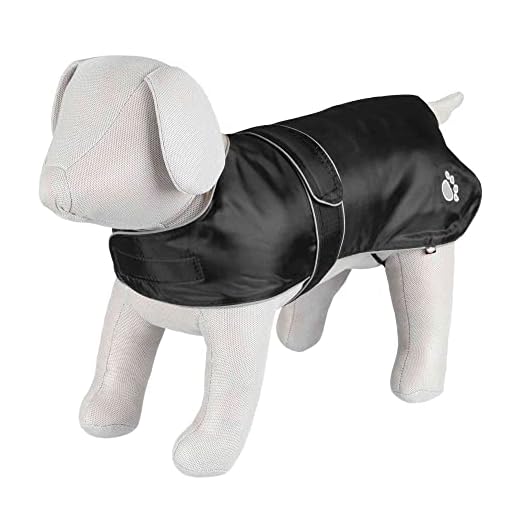 Trixie 30518 Capa Orleans, L, 60 cm, Reflectante, Negro