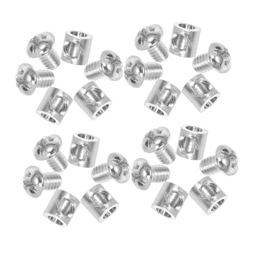 SOIMISS 20pièces Boucle à Cordon Autobloquante Réglable Tendeur De Cordon Robuste Antivol à Fil Pour Vélo Et Bagages Petite Boucle De Serrage Bloque-cordon Fiable