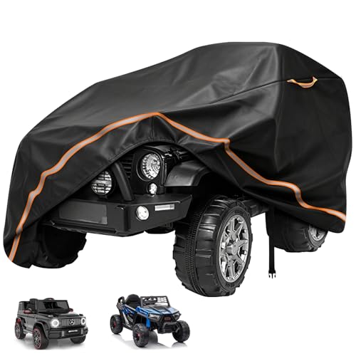 Image of Ride-On Toy Car Cover for Toddler Electric Vehicles, 52 inch x 28 inch x 24 inch