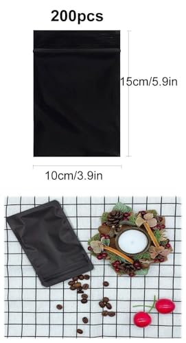 200 Stk 15 * 10cm VerschließBare Tasche für Damenbinden,hygienebeutel für tampons,hygienebeutel für damenbinden,damen hygienebeutel,Damen Hygiene Entsorgungsbeutel,Schwarze Hygienebeutel