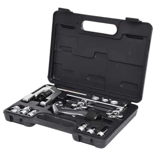 KS Tools 122.1100 Klima-Kälte-Bördel- und Muffen-Satz 1/8"-3/4", 10-tlg.