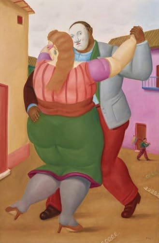 Affiche Fernando Botero Carnaval peinture abstraite sur toile 40x60cm