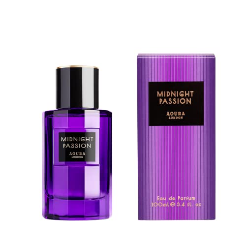 Aoura London Midnight Passion Eau De Parfum, Parfum pour Femme 100ml