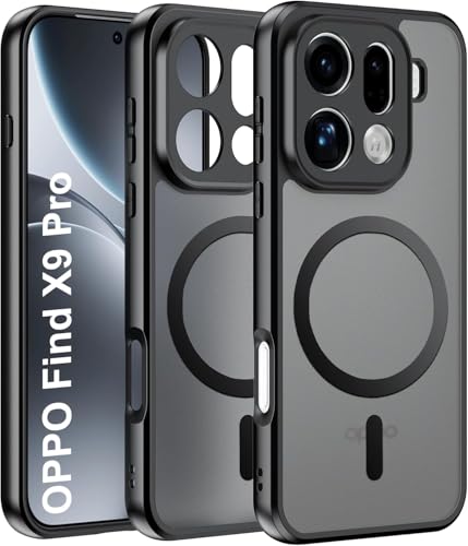 Amazon.co.jp: Guizzcg OPPO Find X9 Pro ケース MagSafe対応, 半透明