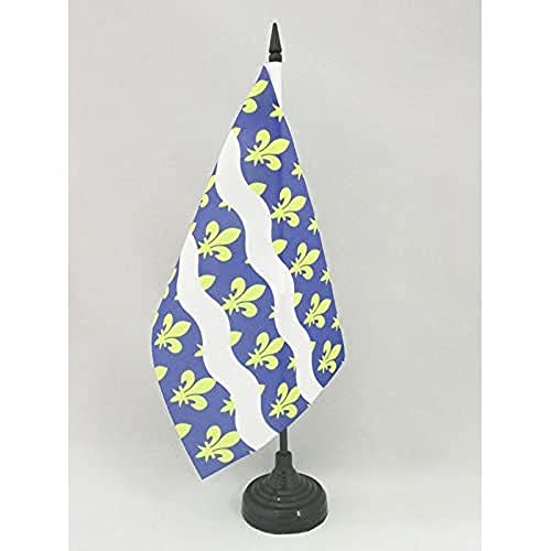 AZ FLAG - Drapeau De Table Seine-et-Marne 21x14 cm -