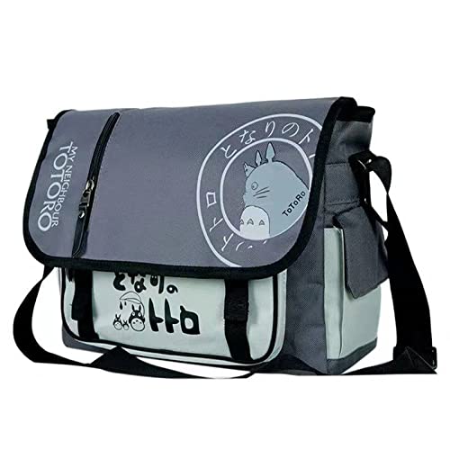 Chrty UmhäNgetasche, Trendige Anime Cartoon Totoro UmhäNgetasche Einfache Und Vielseitige Allgemeine Schultertasche Aus Canvas Cover