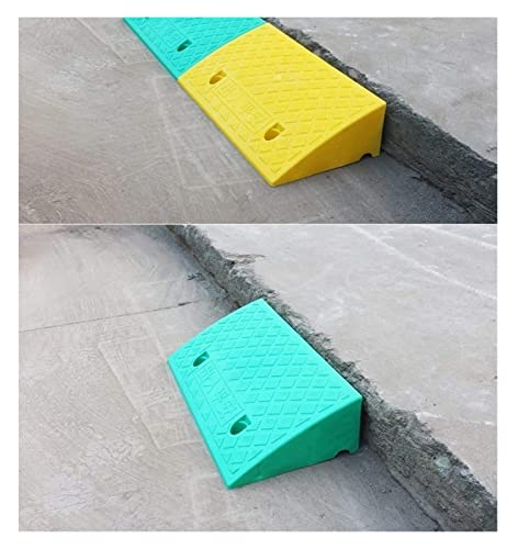 Rampas para motocicleta de plástico 48x26x11.5 cm negro y amarillo miniatura 4