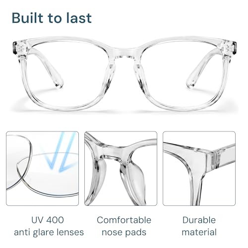 Image of Gaoye Blue Light Blocking Glasses -Fashion Square Eyeglasses, Anti UV Ray Computer Gaming Glasses Blue Blockers for Women /Men