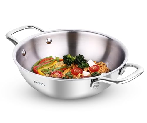 Image of Stainless Steel Triply Kadai (2.3 L)