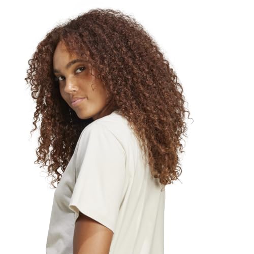 adidas Damen Essentials Small Logo Cotton Shirt, Wonder Alumina/White, XXS – Ansicht 3
