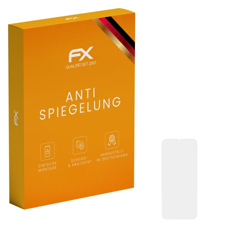 atFoliX Screen Protector compatible with BLU G53 Screen Protection Film, anti-reflective and shock-absorbing FX Protector Film (3X)