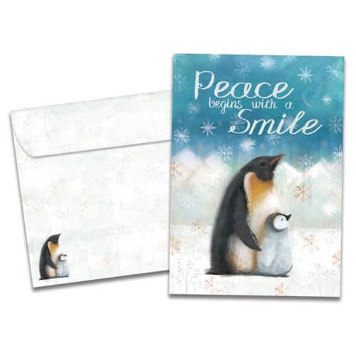Enveloppes de Noël avec pingouins Tree-Free pour envoyer vos vœux chaleureux en hiver