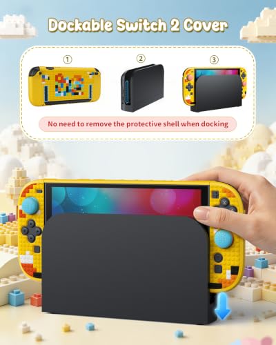 Image of FYOUNG Switch 2 Case, Dockable Hard Shell Cover for Nintendo Switch 2 2025