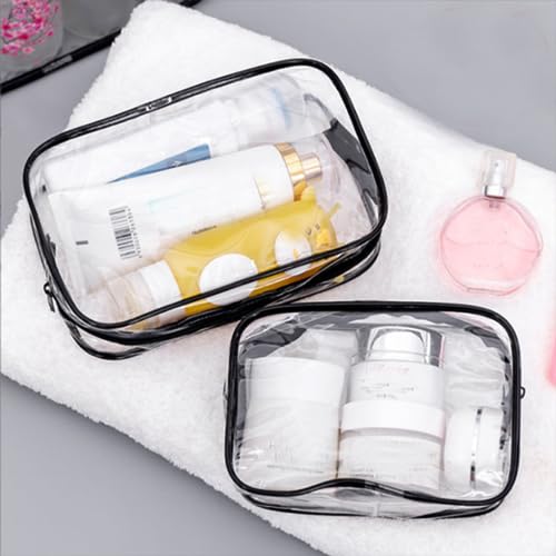 Image of TASMAX Transparent Organizer Clothes Storage Bags for Clothes (26 * 10 * 30cm PACK 5) Transparent Packing Bags Saree Covers with Zip, Packing Covers for Cloth Bags for Storage Zip Bag Dress
