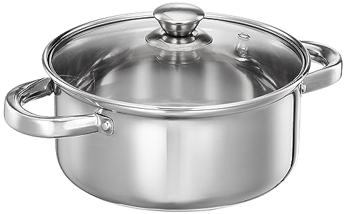 Amazon Brand - Solimo 20 cm Flat Bottom Casserole with Glass lid (B0BWRM4XGZ) Amazon Price History, Amazon Price Tracker