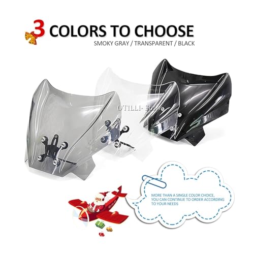 Pare-brise moto gris fumé adapté pour Benelli 502C 2019-2021