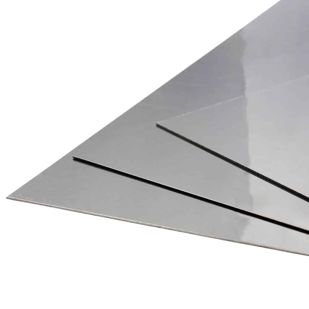 The Mesh Company Magnetic Stainless Steel Sheet 430 | Premium SS430 Sheet Metal in Various Thicknesses (0.5mm - 2.5mm) (1.2mm Thick 500 x 1000mm Sheet)