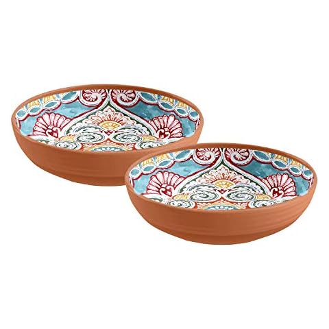 Purely Home Rio Corte Melamine Bowls Set Cover