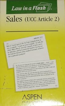 Cards Law in a Flash: Sales Ucc Article 2 (Law in a Flash Cards) Book