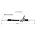 KAX Hydraulic Power Steering Rack and Pinion Replacement for 2005-2009 Outback/Legacy, 2008-2009 Impreza Replace 26-2310, 262310, 34110FG0209L, 34110AG05A, 34110FG020, 34110AG06A