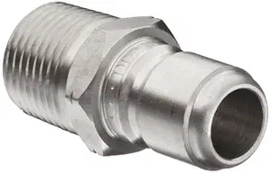 Dixon STMP4SS Stainless Steel 303 Hydraulic Quick-Connect Fitting, Plug, 1/2