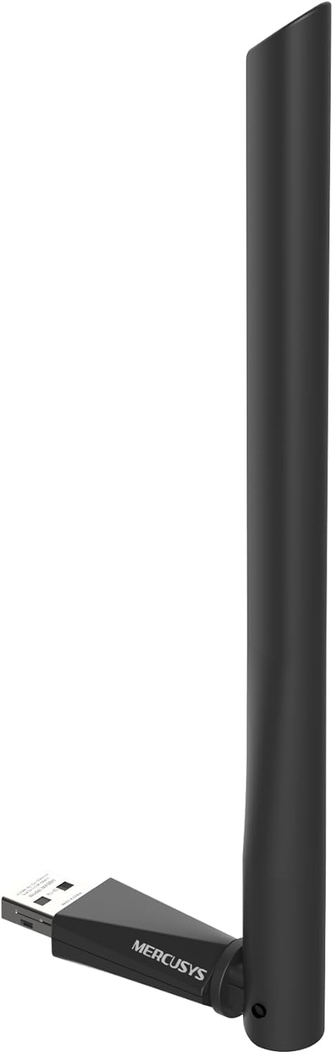 MERCUSYS MA30H TP-Link Clé WiFi Puissante AC1300Mbps, Adaptateur USB WiFi, Antennes à Gain Elevé, Dongle WiFi, Bi-Bande, MU-MIMO, Brancher et Utiliser, Compatible avec Windows 11/10/8.1/7