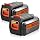 2 Packs 40V 3.0Ah Replace Battery for Black and Decker 40V Battery & Tools
