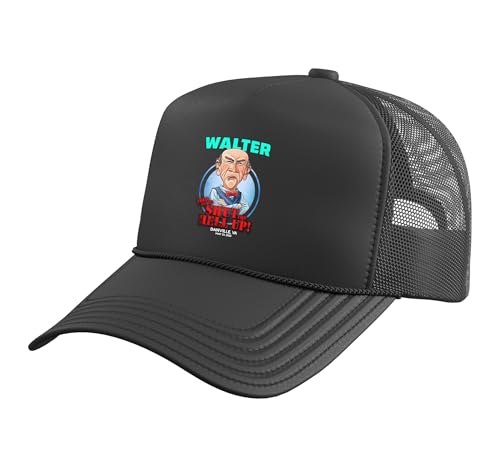Walter Danville VA (2026) Trucker Hat with Adjustable Mesh Back Black
