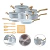 Jogo De Panelas Indução Style Cook 12 Peças Grafite Mimo