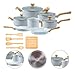 Jogo De Panelas Indução Style Cook 12 Peças Grafite Mimo