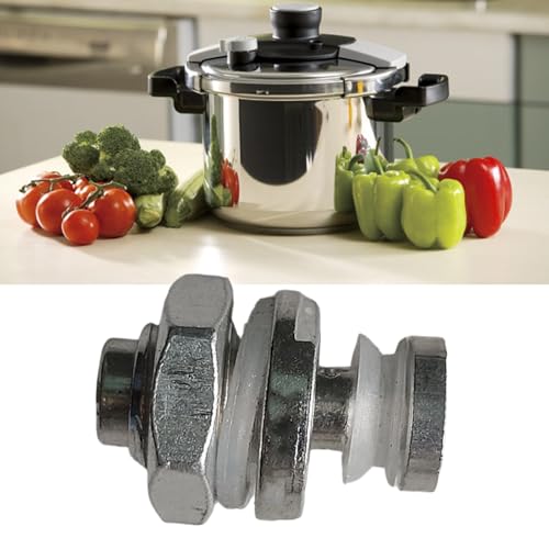 Repuesto 5 válvulas flotantes y anillos de sellado para olla a presión, textura metálica segura para cocina miniatura 2