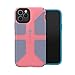 Speck CandyShell Grip iPhone 11 Pro Case - Shock-Absorbent Bumper in Toucan Pink/Capri Blue