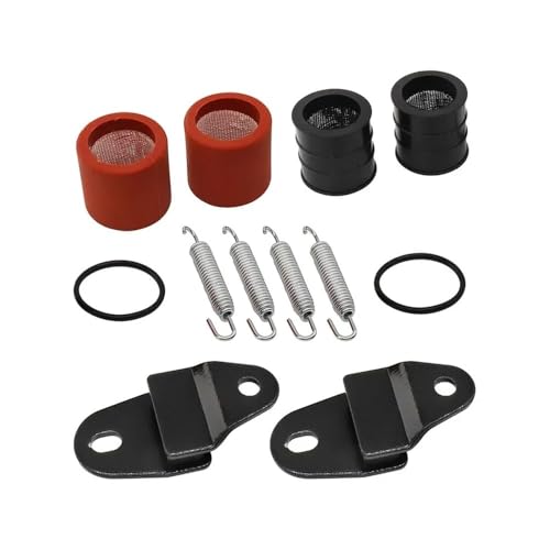 Kit de junta, muelles y soporte para escape de quad Banshee 350 YFZ350 de los años 1987 a 2006