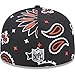 New Era Men's Black Cincinnati Bengals Paisley 59FIFTY Fitted Hat