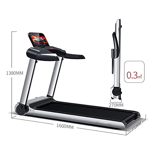 Image of Treadmill Treadmills for Home with LCD and Grips Motorized Running Walking Jogging Exercise Fitness Machine Trainer Equipment for Home Gym Office