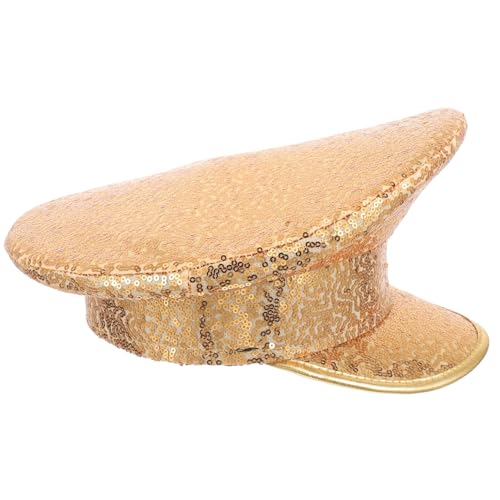 Chapeau de capitaine à paillettes pour homme et femme VANZACK
