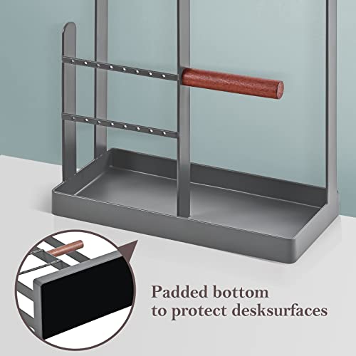 image for ProCase Jewelry Stand Holder Organizer, 4-Tier Necklace Holder with Ri