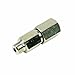 Viair 92832 1/4" Male to 1/4" Female NPT Nickel Plated Check Valve, Gold