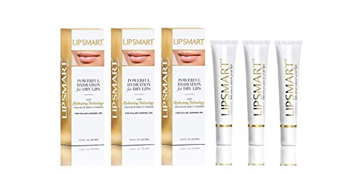 Lipsmart Ultra Hydrating Lip Treatment Moisturizer and Volumizer - Powerful Hydration for Dry Lips (3 Pack)